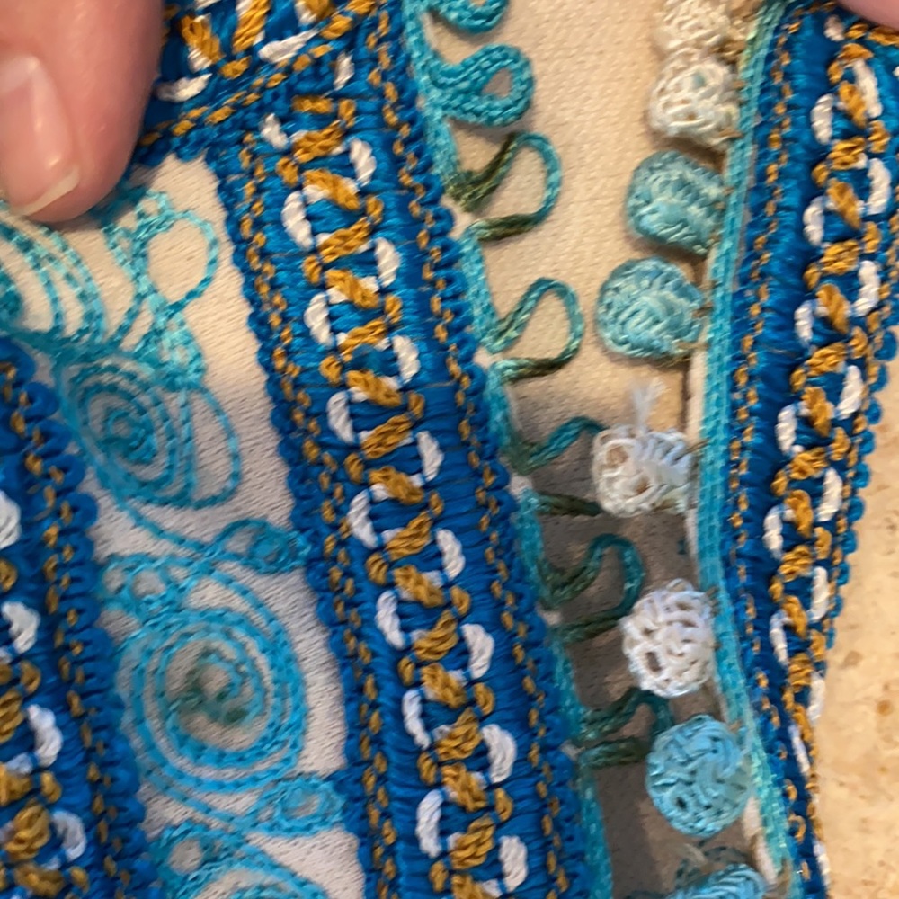 Vintage 60’s /70’s, handmade embroidered caftan kaftan - Picture 15 of 16